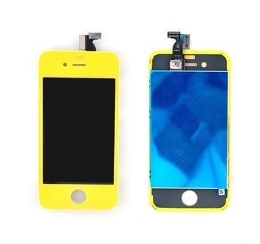 Van Goede Kwaliteit Iphone 4 OEM LCD van de de Uitrustingsvervanging van de delen Gele Omzetting Hoge Aanrakingsassemblage - kwaliteit Verkoop