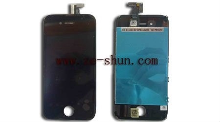 Van Goede Kwaliteit Zwarte LCD Vervanging voor Iphone 4S LCD + Volledige Touchpad Verkoop