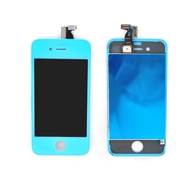 Van Goede Kwaliteit van de de uitrustingskleur van kleurenvonversion de Blauwe het Schutbladlcd delen van de iphone4s reparatie van de aanrakingsassemblage Verkoop