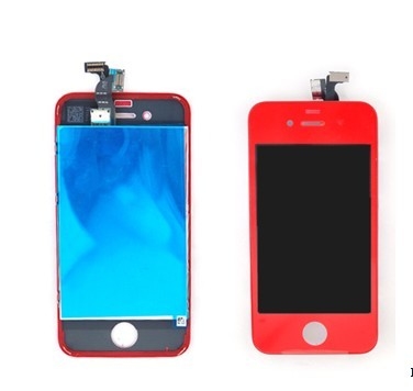 Van Goede Kwaliteit LCD van de de Omzettingsuitrusting van CellPhoneiphone 4S van de Rode Kleureniphone van de Becijferaarassemblage de Reparatiedelen 4s Verkoop