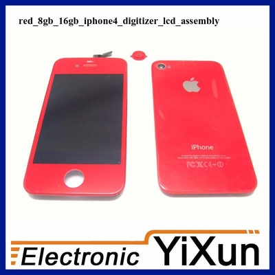 Van Goede Kwaliteit Digitizer onderdelenlijst vervanging Kits rode LCD IPhone 4 OEM Verkoop