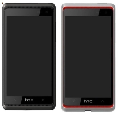 Van Goede Kwaliteit Zwarte, Rode de Telefoonbecijferaar van de 4.5 duimcel met Kader voor HTC-Wens 600 Verkoop