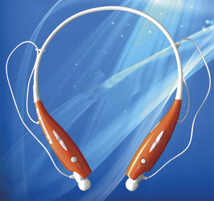 Van Goede Kwaliteit De oranje Oortelefoon van Muziek Draadloze Bluetooth voor Mobiele Telefoon Handfree Verkoop