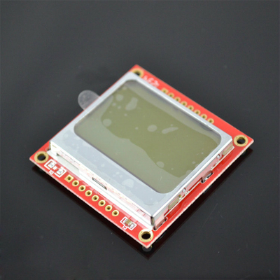 Van Goede Kwaliteit Nokia 5110 LCD module voor Arduino met Witte Rode PCB van Backlight voor Arduino Verkoop