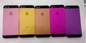 OEM de Kleurrijke Batterijdekking voor iPhone 5 Roze/Gele Vervangstukken,/nam/Purple toe Bedrijven