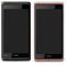 Zwarte, Rode de Telefoonbecijferaar van de 4.5 duimcel met Kader voor HTC-Wens 600 Bedrijven