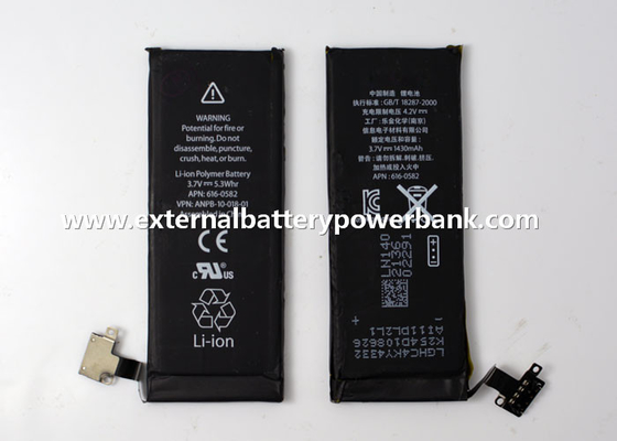 Van Goede Kwaliteit 1430mah Batterij van het hoge Machts de Navulbare Li-Ionenpolymeer voor iPhone4S Verkoop